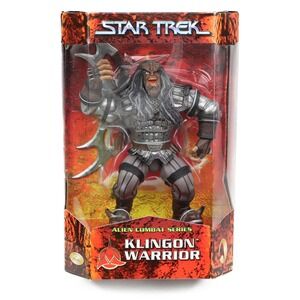 Star Trek Alien Combat Series Klingon Warrior Action Figure Playmates 1999